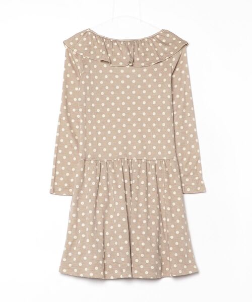 「MILK」 ドット柄長袖ワンピース - ブラック レディース_画像2