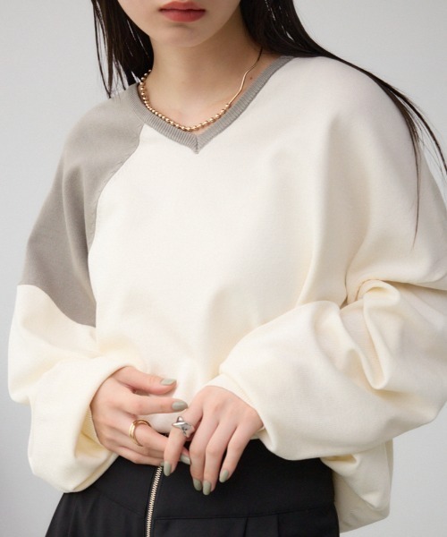 AZUL BY MOUSSY（アズールバイマウジー） ニット セーター ショルダー