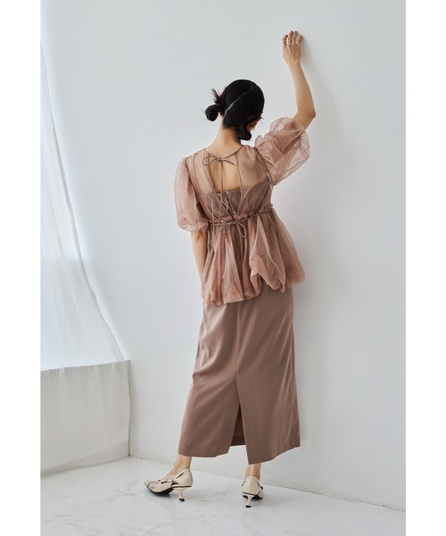 niana（ニアナ） ドレス バルーンチュールレイヤードドレス パーティー