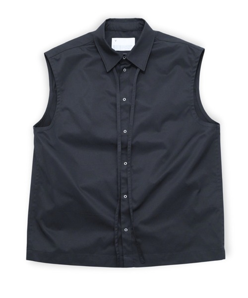 VOAAOV（ヴォアーブ） シャツ 「VOAAOV」BIO TWILL No Sleeve Shirt