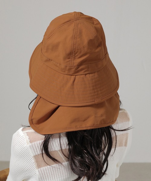 帽子 ハット uvカット 紫外線カット コンパクト収納 UVカット ネック