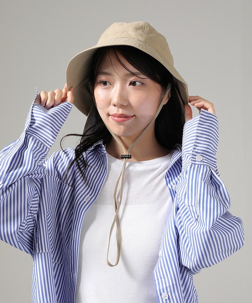 帽子 ハット uvカット 紫外線カット コンパクト収納 UVカット ネック