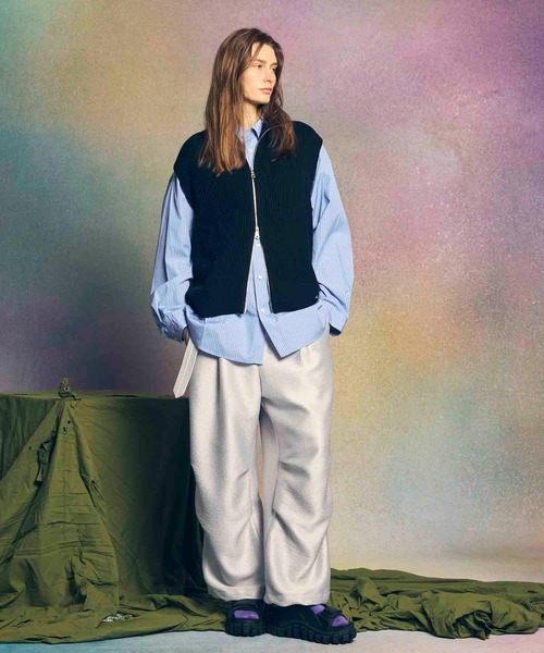 メゾンスペシャルVolume Taffeta Snow Pants   36 SALE】Volume Taffeta Snow Pants