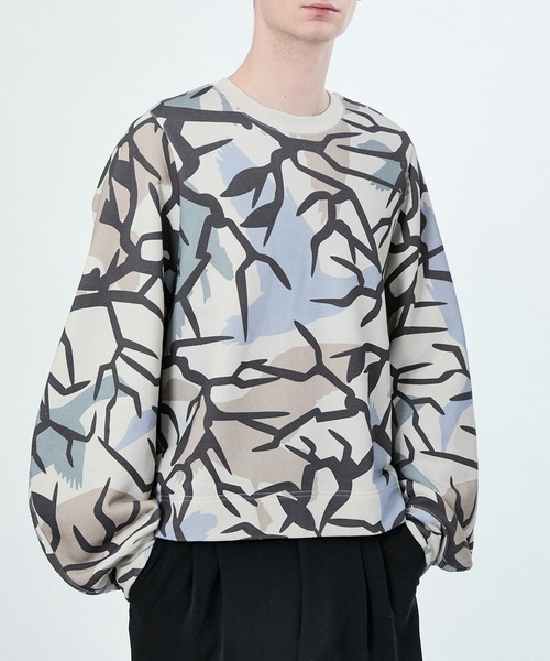 トレーナー スウェット NEW CAMO PRINT SWEAT SHIRTS レディース メンズ