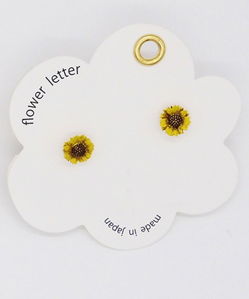 Zoule（ゾーラ） アレルギー対応 ピアス ゾーラ：FLOWER LETTER SERIES