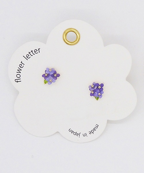 Zoule（ゾーラ） ピアス ゾーラ：FLOWER LETTER SERIES flower