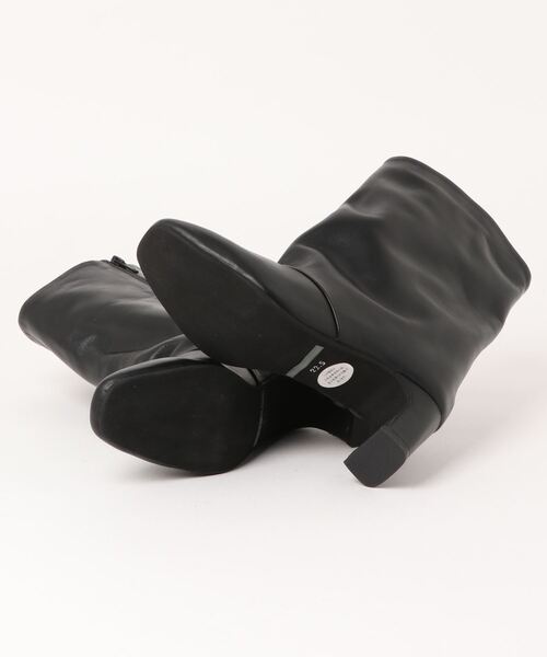 「ALPHA CUBIC」 ショートブーツ 22.5cm ベージュ系その他 レディース_画像3