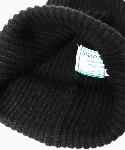 「Stuart Austin」 ニットキャップ FREE レッド メンズ_画像4
