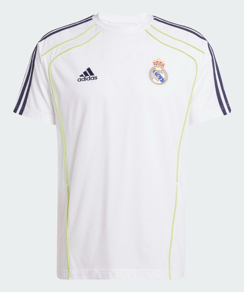 adidas｜PichiAvo レアル・マドリード グラフィック半袖Tシャツ メンズ アディダス SZN グラフィックTシャツ 25/26 ホワイト