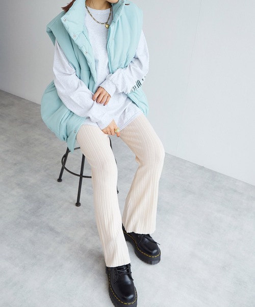 「w closet」 イージーパンツ FREE オフホワイト レディース_画像5