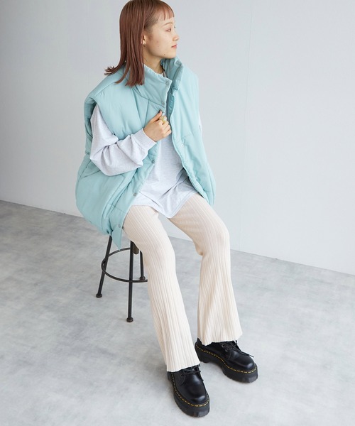 「w closet」 イージーパンツ FREE オフホワイト レディース_画像7