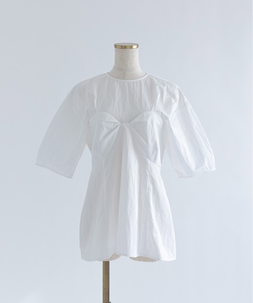 EN NEUME Bustier Design Blouse デザインブラウス EN NEUME ブラウス シャツ Bustier Design Blouse レディース