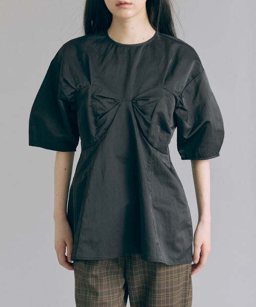 EN NEUME ビスチェデザインブラウス F ブラック エンノイム EN NEUME ブラウス シャツ Bustier Design Blouse レディース