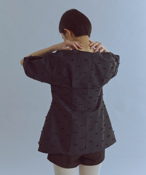 EN NEUME ブラウス シャツ Bustier Design Blouse レディース 