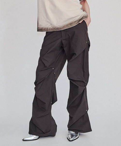 viedit ランダムタックスラックス VI E DIT スラックス Random tack slacks/ランダムタック