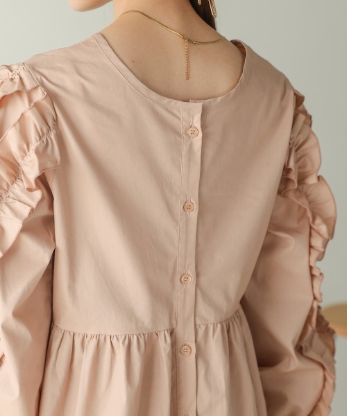 「Bab」 長袖チュニック M ベージュ レディース
