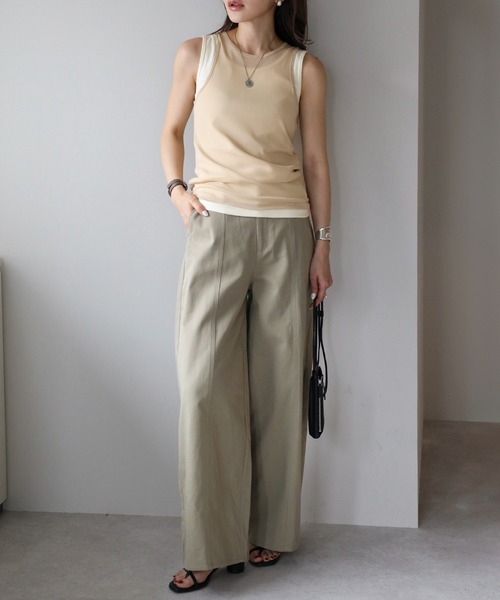 Bonjour Sagan（ボンジュールサガン） パンツ センターシームワイド