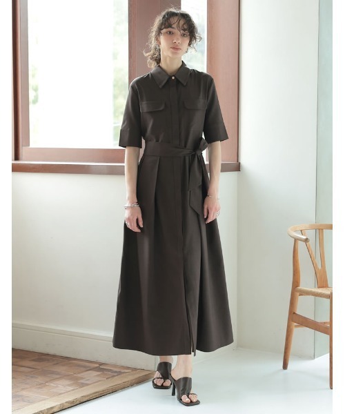 驚きの値段で Re:EDIT シャツワンピース 「2025 SUMMER COLLECTION」「低身長 ワンピース