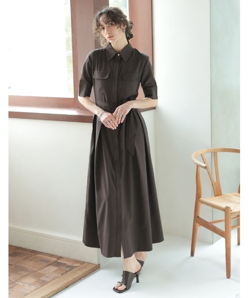 Re:EDIT シャツワンピース 「2025 SUMMER COLLECTION」「低身長