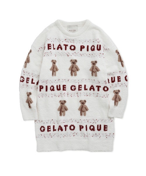 Hana【今季物新品未使用】GELATO PIQUE プードル ワンピース レディース トイプードル ドレス ワンピース ルームウェア 犬
