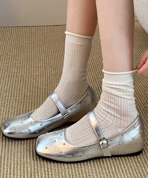 パンプス ドットスタッズパンプス : ZOZOTOWN Yahoo!店 - 通販 - Yahoo