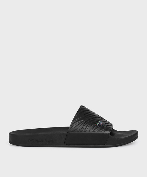 PS Paul Smith サンダル PSロゴ/ゼブラ スライドサンダル「150824 ZED
