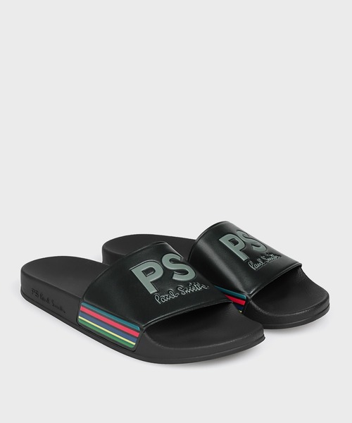Paul Smith★ゼブラ ZED サンダル Men's Black Zebra 'Zed' Slides