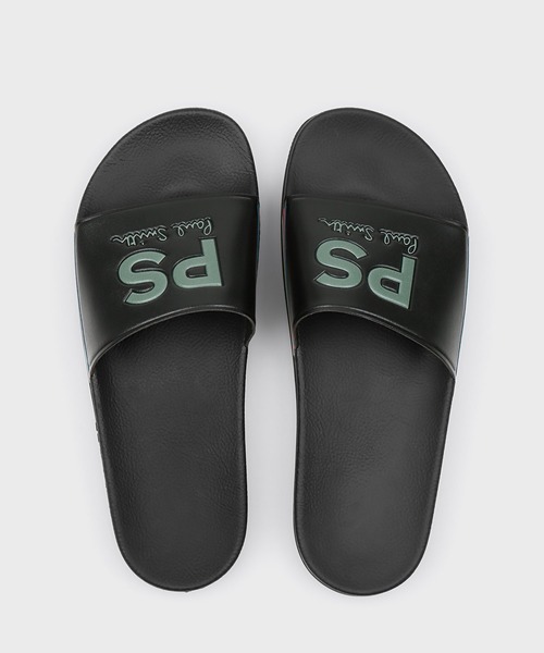 PS Paul Smith サンダル PSロゴ/ゼブラ スライドサンダル