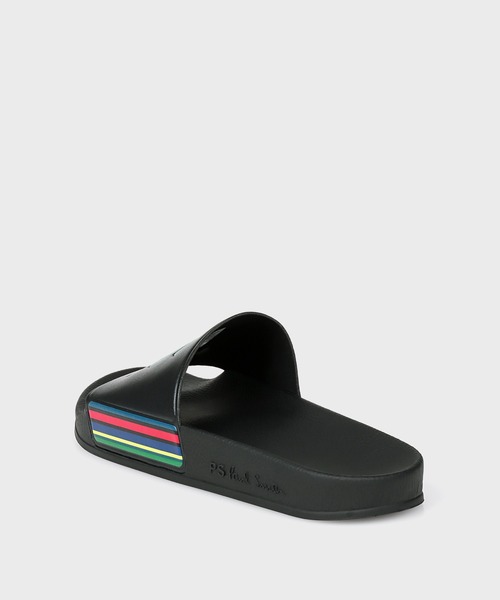PS Paul Smith サンダル PSロゴ/ゼブラ スライドサンダル「150824 ZED
