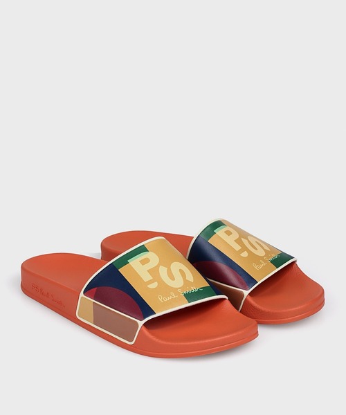 PS Paul Smith サンダル PSロゴ/ゼブラ スライドサンダル「150824 ZED