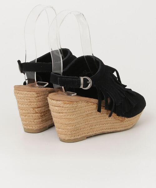 「Minnetonka」 ヒールサンダル 8 ブラック レディース_画像2