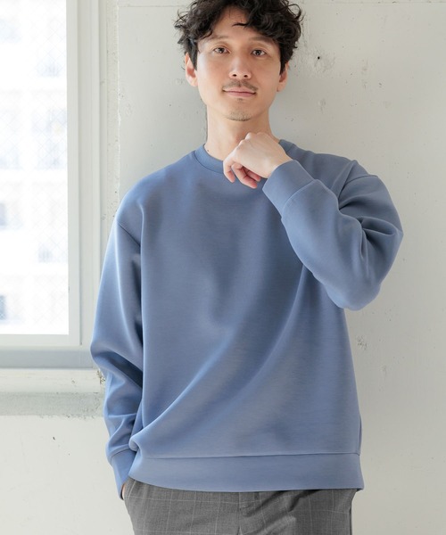 「GLOBAL WORK」 長(zhǎng)袖Tシャツ MEDIUM ライトブルー メンズ