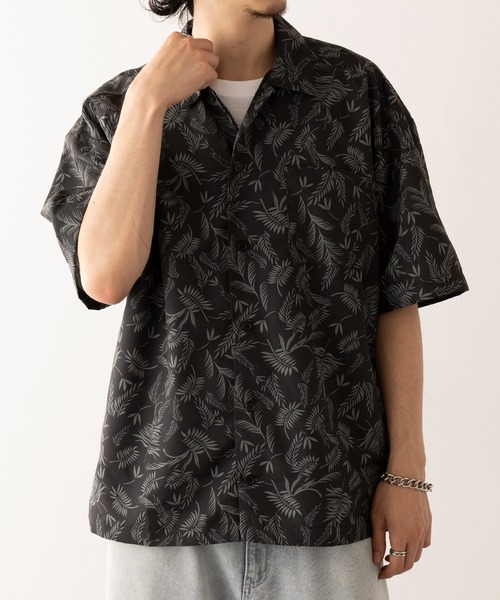 MAGASIN DE MODE HAUS uvカット シャツ 半袖 「HAUS」ポリエステル