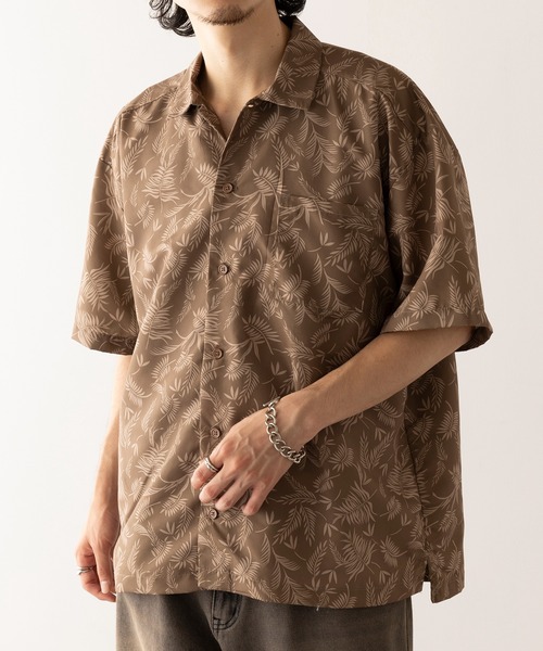 MAGASIN DE MODE HAUS uvカット シャツ 半袖 「HAUS」ポリエステル