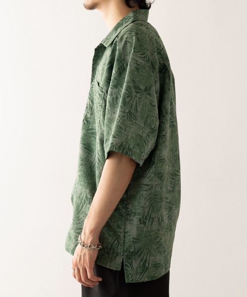 MAGASIN DE MODE HAUS uvカット シャツ 半袖 「HAUS」ポリエステル