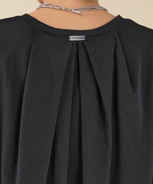 marmors tシャツ 「marmors」ALBINI back tuck tee レディース