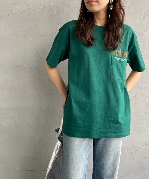 「Manhattan Portage」 半袖Tシャツ M ブラック レディース