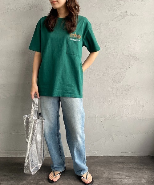 「Manhattan Portage」 半袖Tシャツ M ブラック レディース
