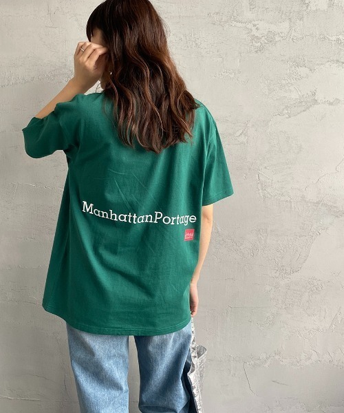 「Manhattan Portage」 半袖Tシャツ M ブラック レディース