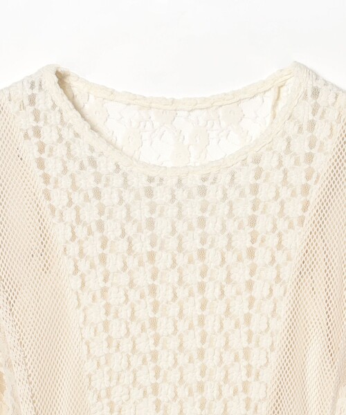 Ray BEAMS（レイ ビームス） ワンピース レース キリカエ メッシュ