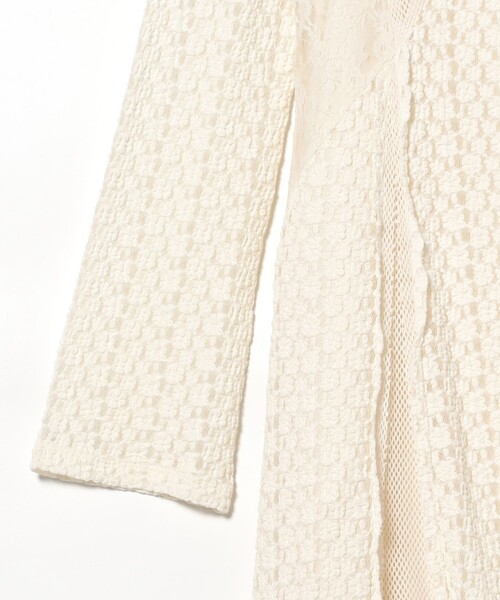 Ray BEAMS（レイ ビームス） ワンピース レース キリカエ メッシュ