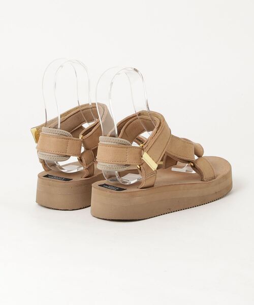 「SUICOKE」 フラットサンダル 24cm ブラウン レディース_画像2