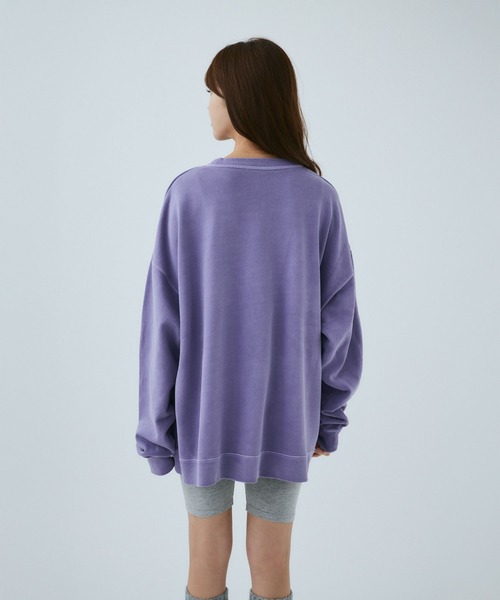 「MIEL CRISHUNANT」 スウェットカットソー FREE ブルー レディース_画像4