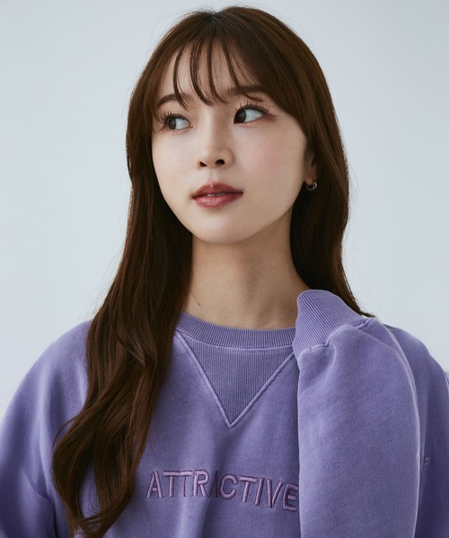 「MIEL CRISHUNANT」 スウェットカットソー FREE ブルー レディース_画像5