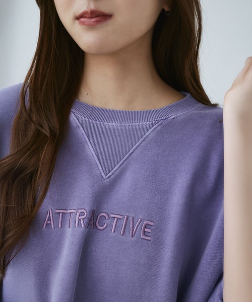 「MIEL CRISHUNANT」 スウェットカットソー FREE ブルー レディース_画像6