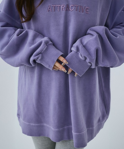 「MIEL CRISHUNANT」 スウェットカットソー FREE ブルー レディース_画像9