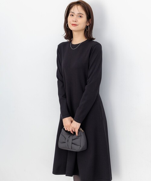 組曲（KUMIKYOKU） ワンピース シックフレアニットワンピース