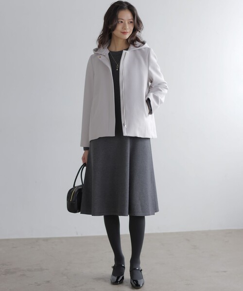 組曲（KUMIKYOKU） ワンピース シックフレアニットワンピース