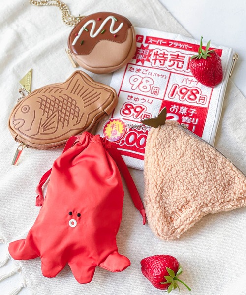 flapper_bags ポーチ たい焼きダイカットポーチ レディース メンズ