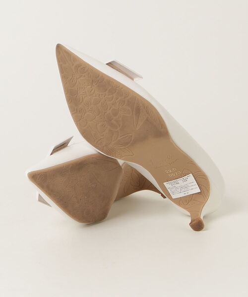 「Launa lea」 パンプス 22.5cm ホワイト レディース_画像3